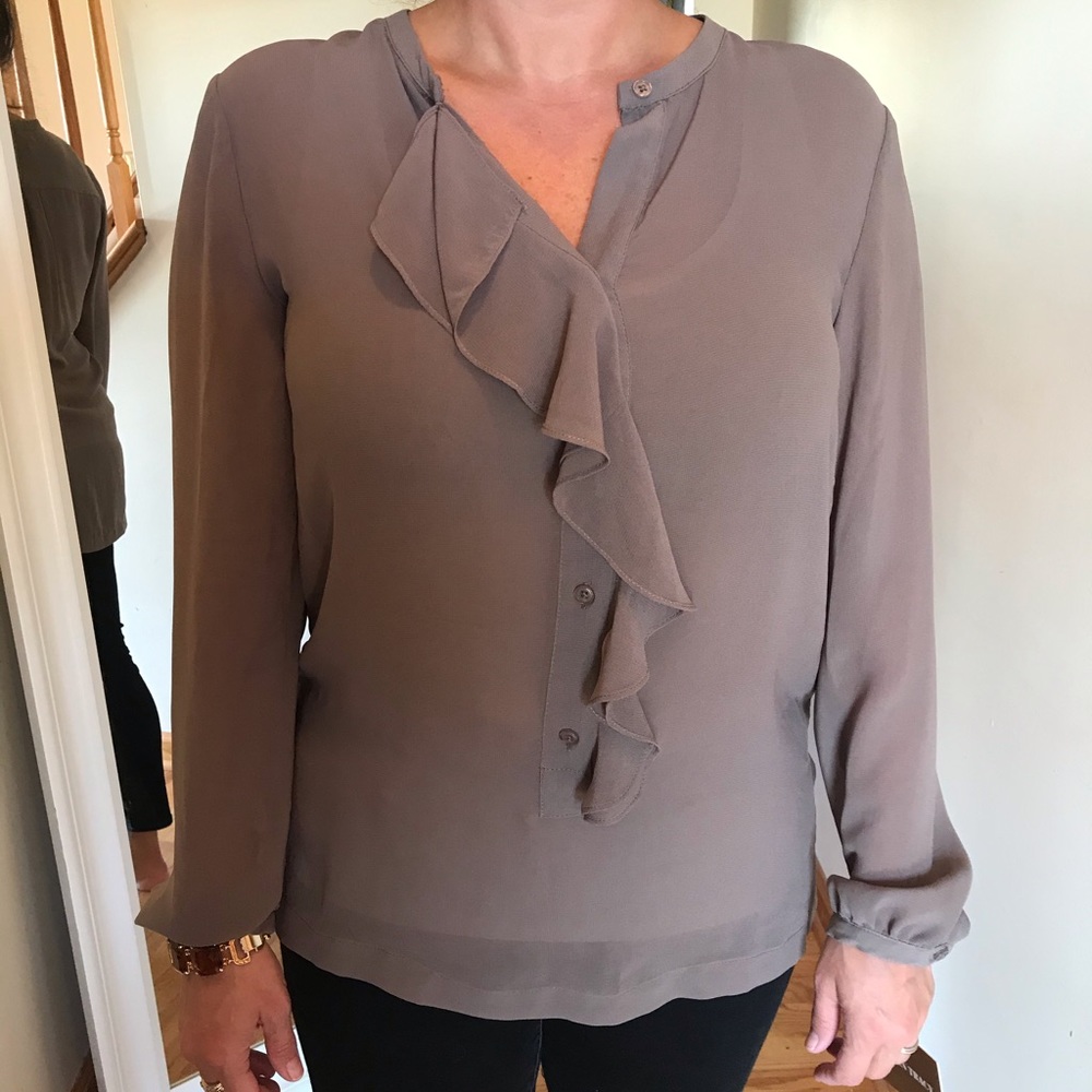NWT Tan Blouse Ellen Tracy